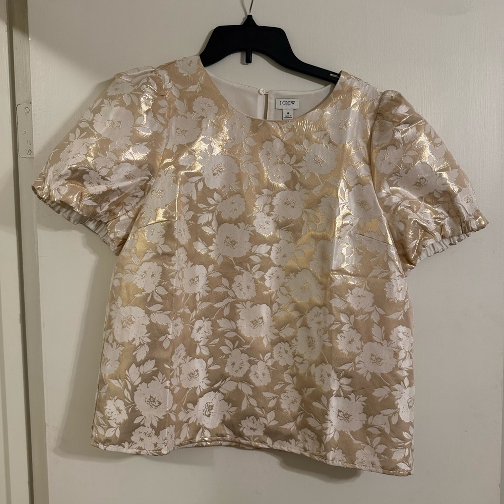 J. Crew Puff Sleeve Blouse